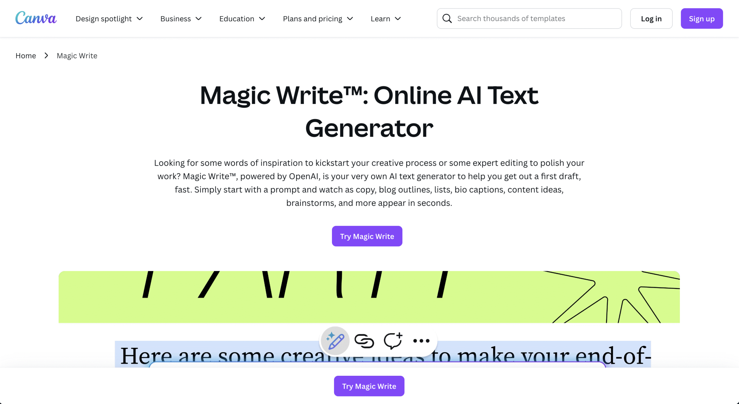 Magic Write