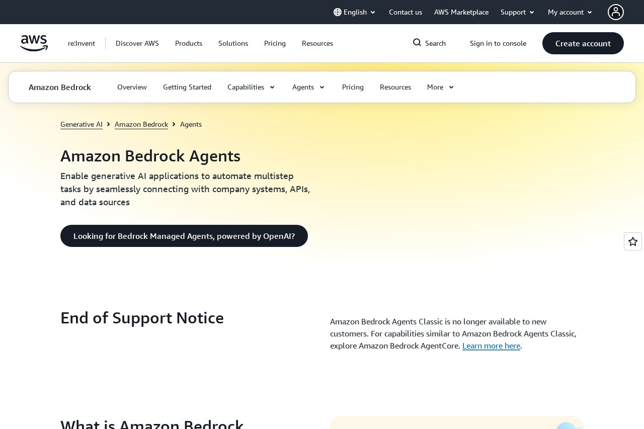Amazon Bedrock Agents