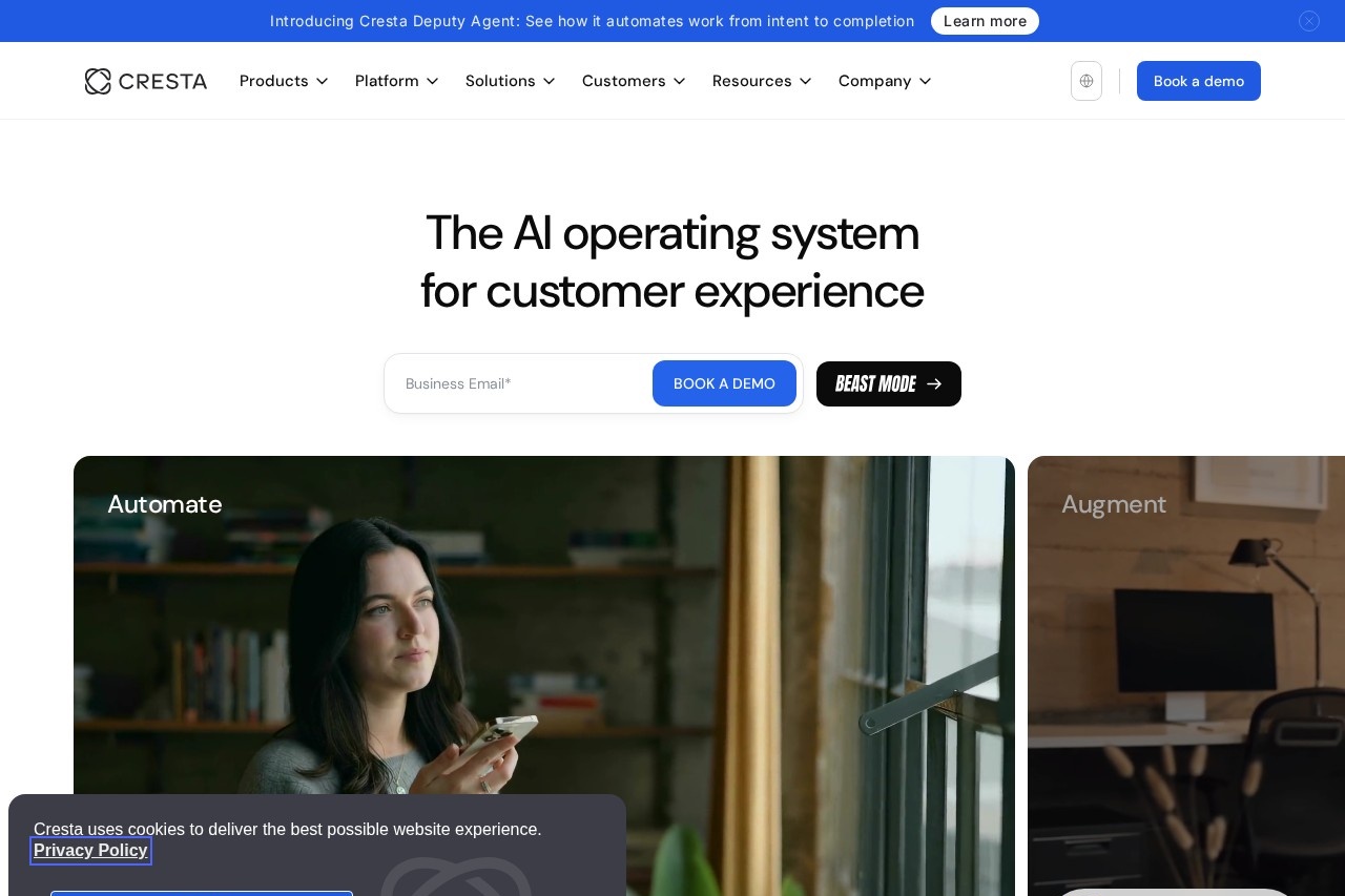 Cresta：AI 客户体验操作系统